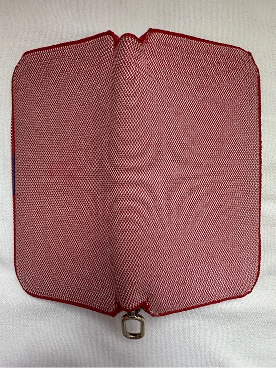 Rothy's Red Gingham Zip Wallet - Picture 4 of 6